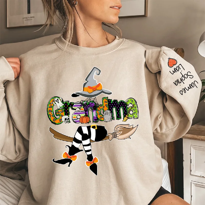 Grandma Witch Grandkids Sweatshirt