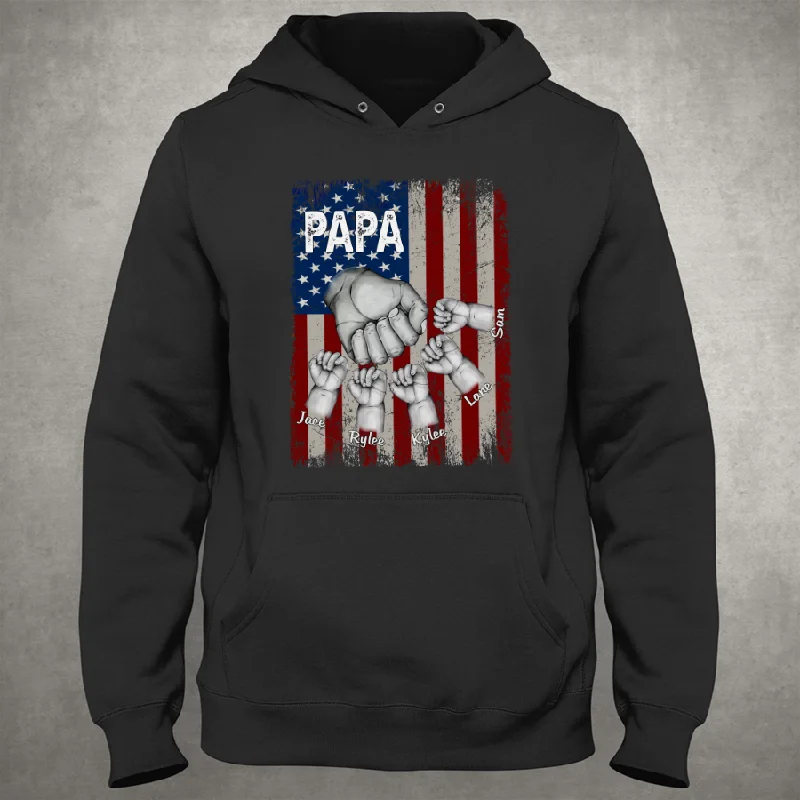 Hands grandkids Grandpa Hoodie