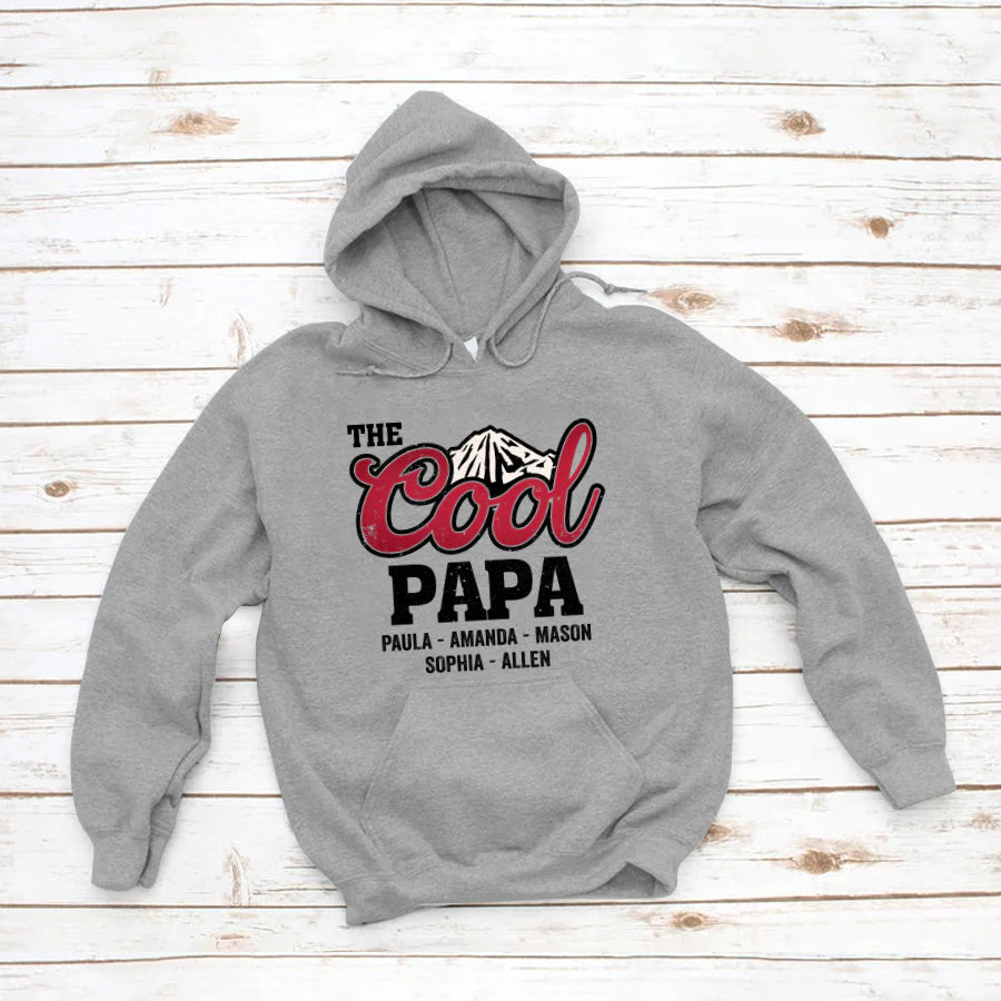 The Cool Papa And Grandkids CTH01 Hoodie