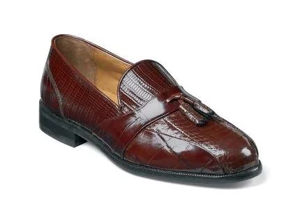 Stacy Adams Alberto Bike Toe Tassel Loafer “Cognac”