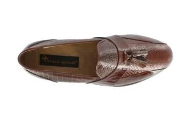 Stacy Adams Alberto Bike Toe Tassel Loafer “Cognac”