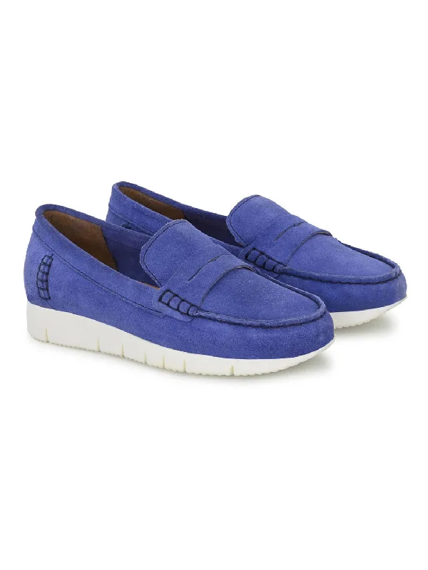 Alberto Torresi All Day Suede Thick Sole Loafer/ Sneaker for Women