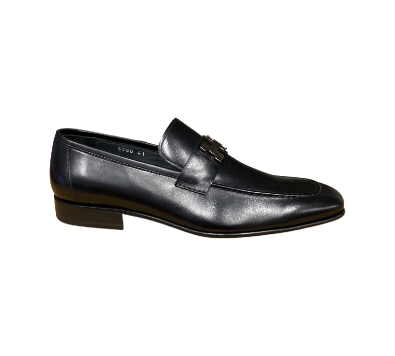 Corrente Black Calfskin Leather 5760-T