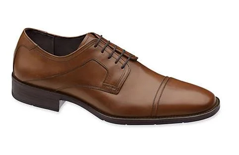 Larsey Cap Tan Toe Derby JOHNSTON & MURPHY