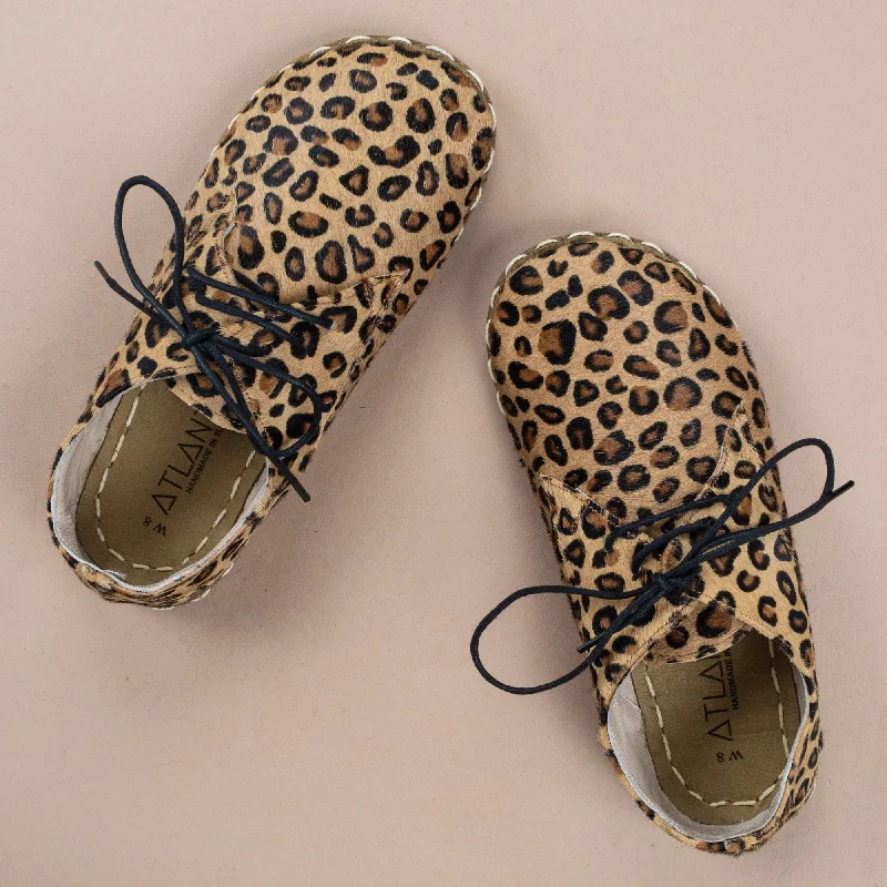 Women's Leopard Oxfords