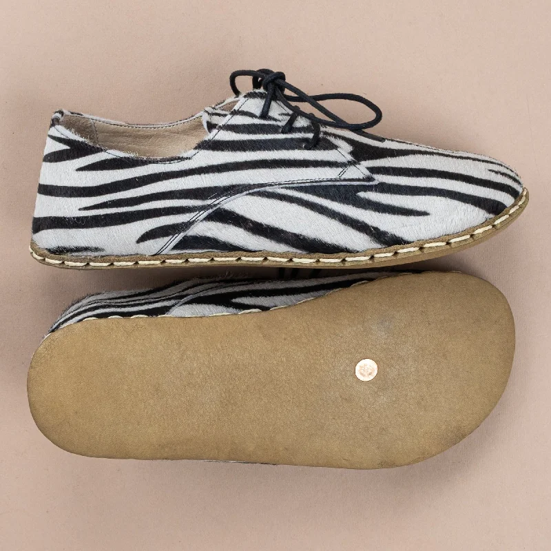 Women's Zebra Oxfords