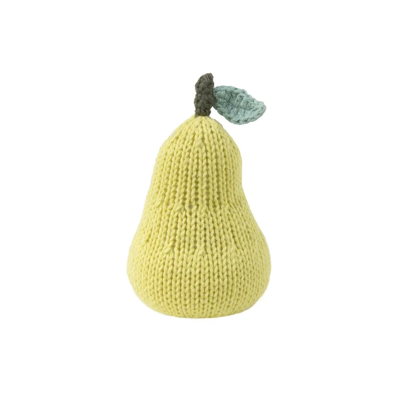 Fluffy and warm toy companionsBlabla Kids Pear Fruit Rattle