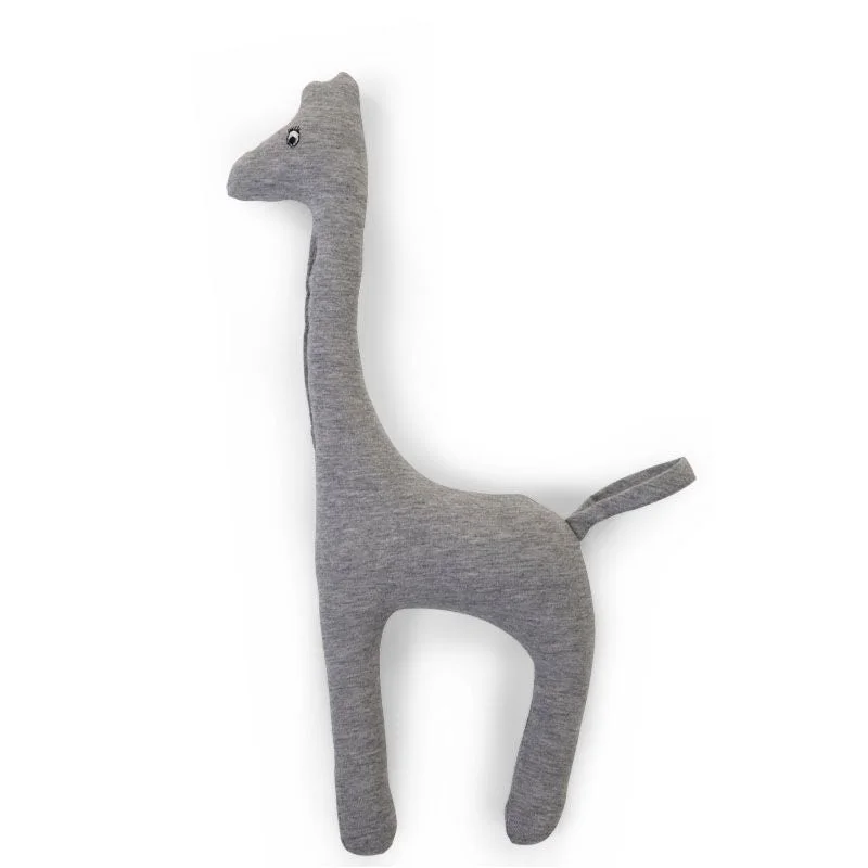 Cheerful and happy stuffed figuresChildhome Baby Giraffe Jersey Grey