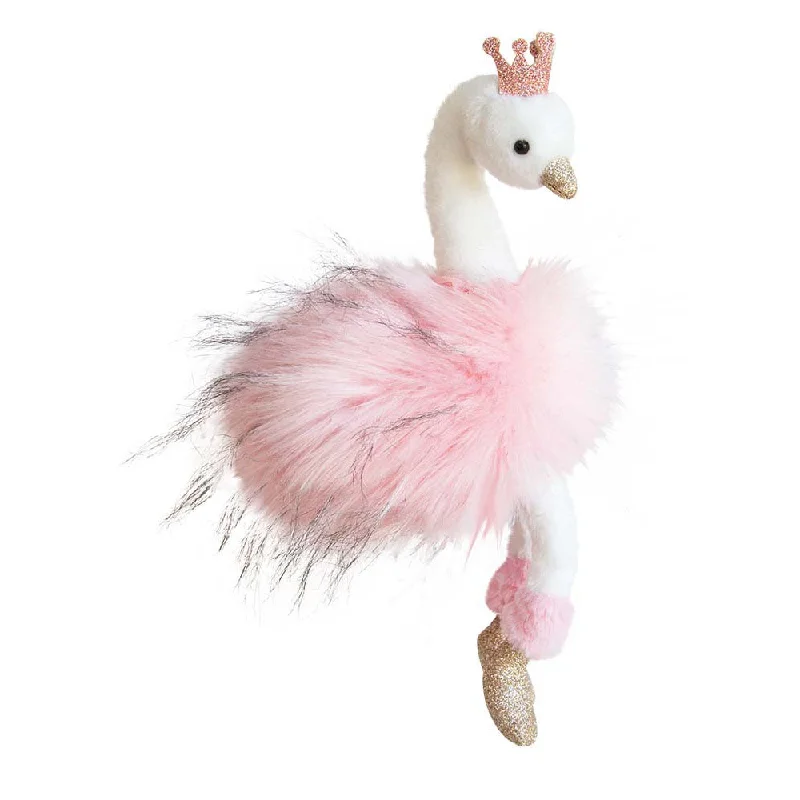 Huggable and cozy plush toysHistoire d'Ours Swan Cygne Rose