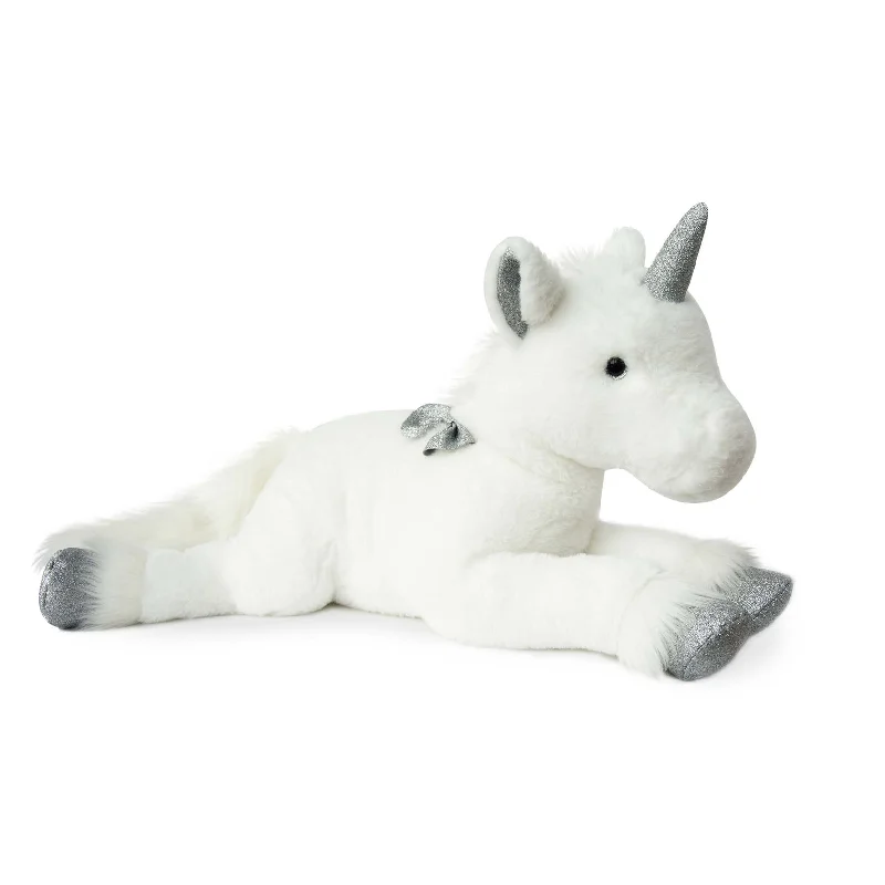 Soft and squishy plush crittersHistoire d'Ours Unicorn Silver