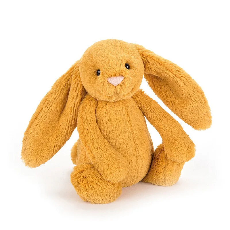 Soft and squishy plush crittersJellycat Bashful Saffron Bunny - Personalisation Available