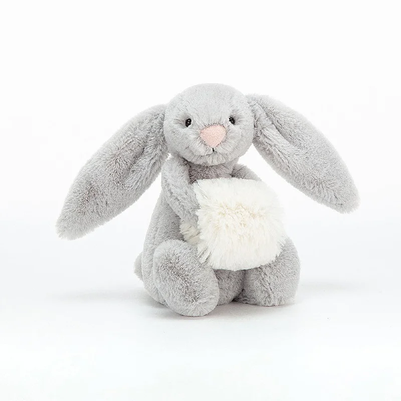 Enchanting and magical plush dollsJellycat Bashful Silver Snow Bunny