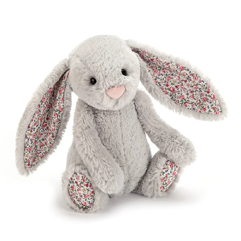 Sweet and innocent stuffed animalsJellycat Blossom Silver Bunny - Personalisation Available Sweet and innocent stuffed animalsJellycat Blossom Silver Bunny - Personalisation Available
