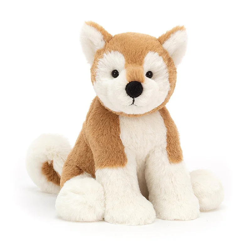 Soft and squishy plush crittersJellycat Milo Shiba Inu