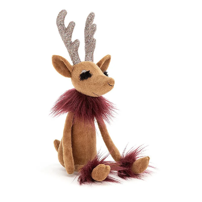 Cuddly and comforting plush charactersJellycat Swellegant Felicity Reindeer