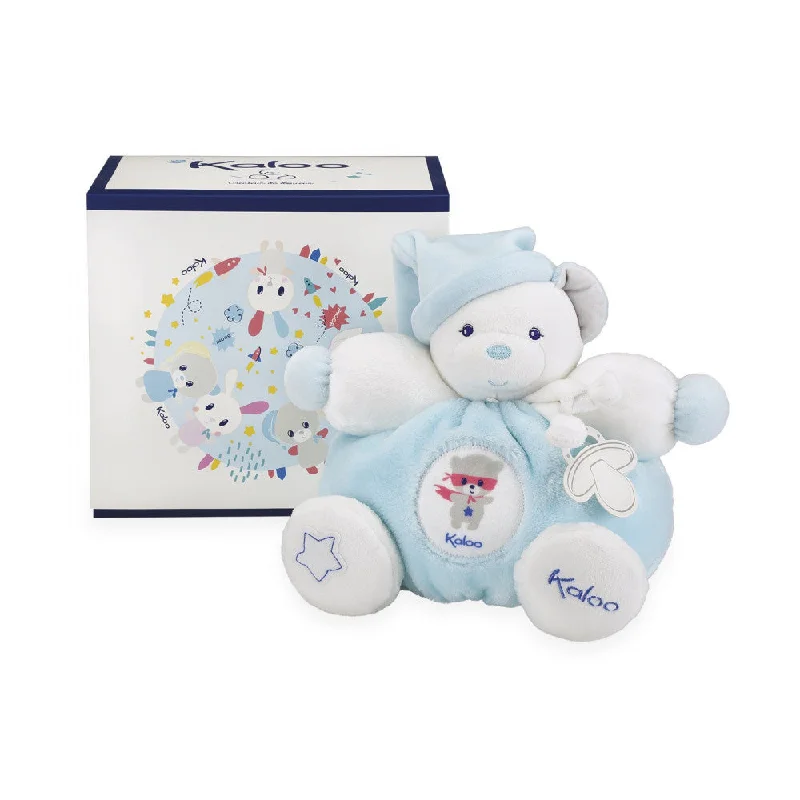 Enchanting and magical plush dollsKaloo Chubby Bear Aqua Medium 25cm