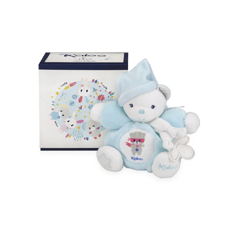 Whimsical and imaginative stuffed toysKaloo Chubby Bear Aqua Small 18cm