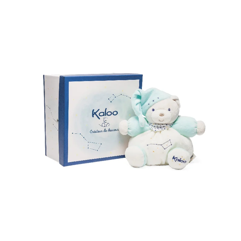 Whimsical and imaginative stuffed toysKaloo Chubby Bear Turquoise Glow Small 18cm