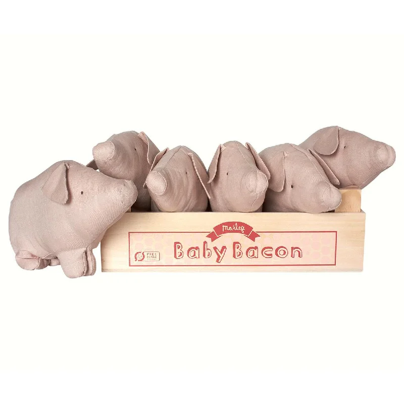 Colorful and vibrant plush creationsMaileg Baby Bacon with Box