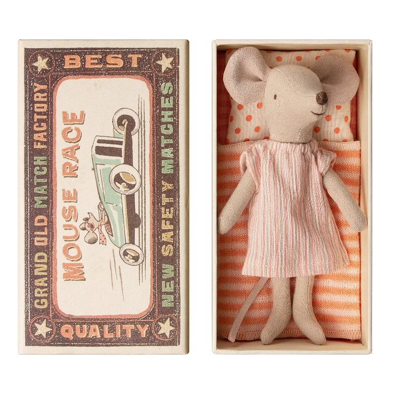 Friendly and approachable plush friendsMaileg Big Sister Mouse in Box