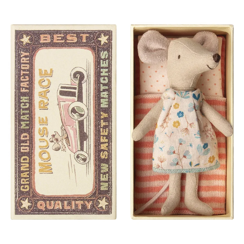 Sweet and innocent stuffed animalsMaileg Big Sister Mouse In Box