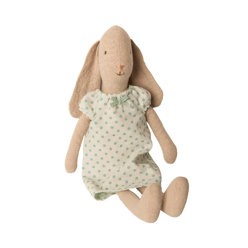 Soft and cuddly stuffed animalsMaileg Bunny Size 2 Nightgown - Mint