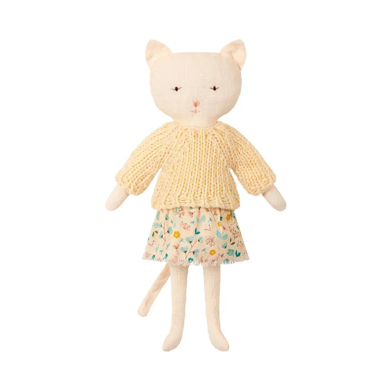 Fluffy and warm toy companionsMaileg Chatons Kitten Off White