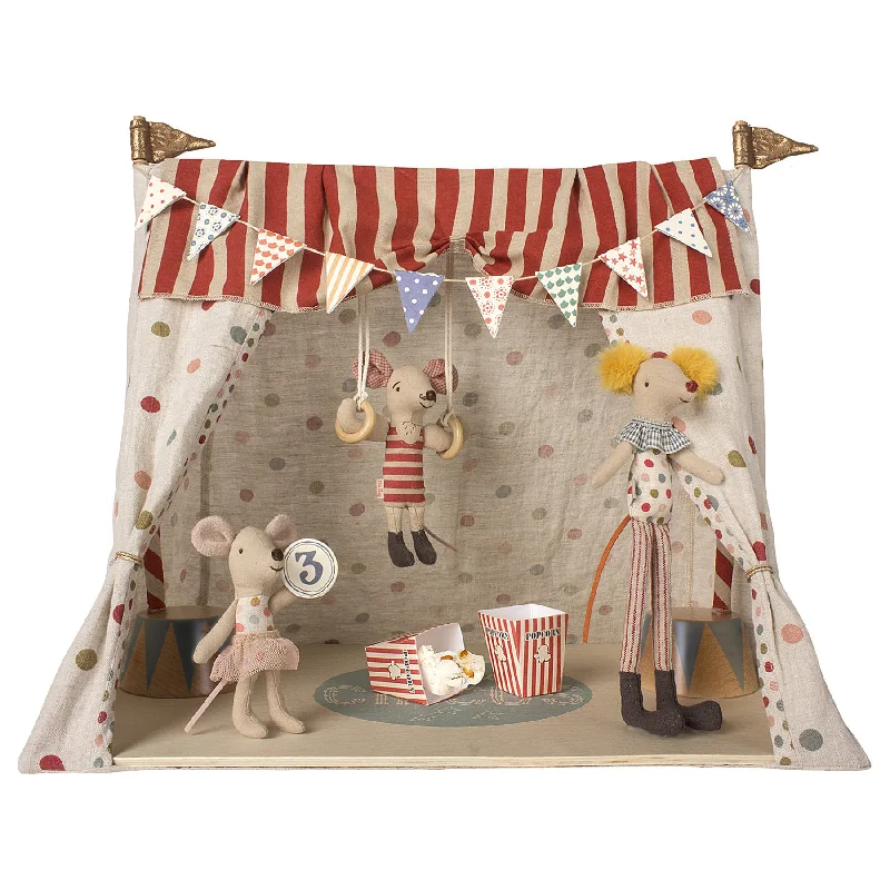 Adorable and charming plush figuresMaileg Circus Set of 3
