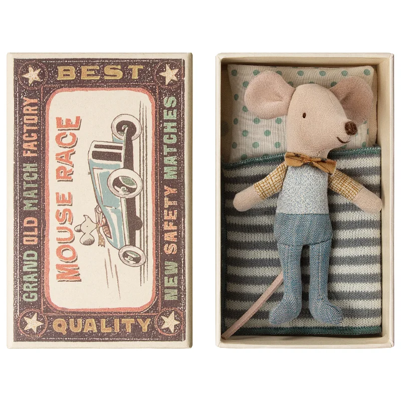 Adorable and tiny stuffed crittersMaileg Linie Brother Mouse in Box