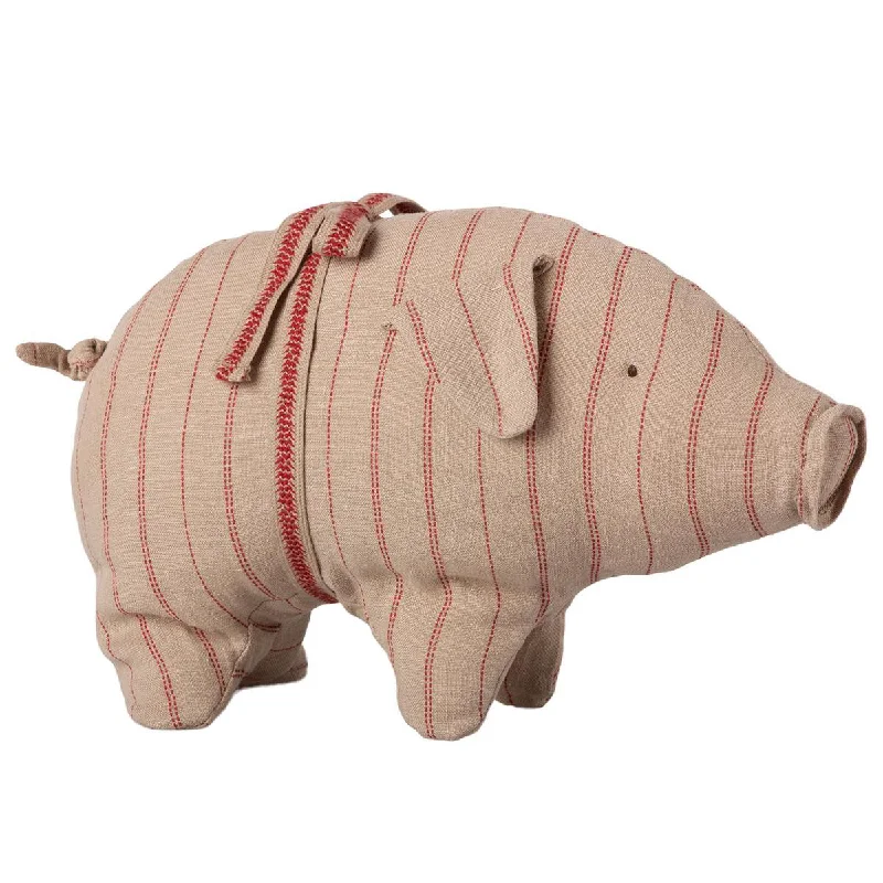 Enchanting and magical plush dollsMaileg Pig with Stribes Small