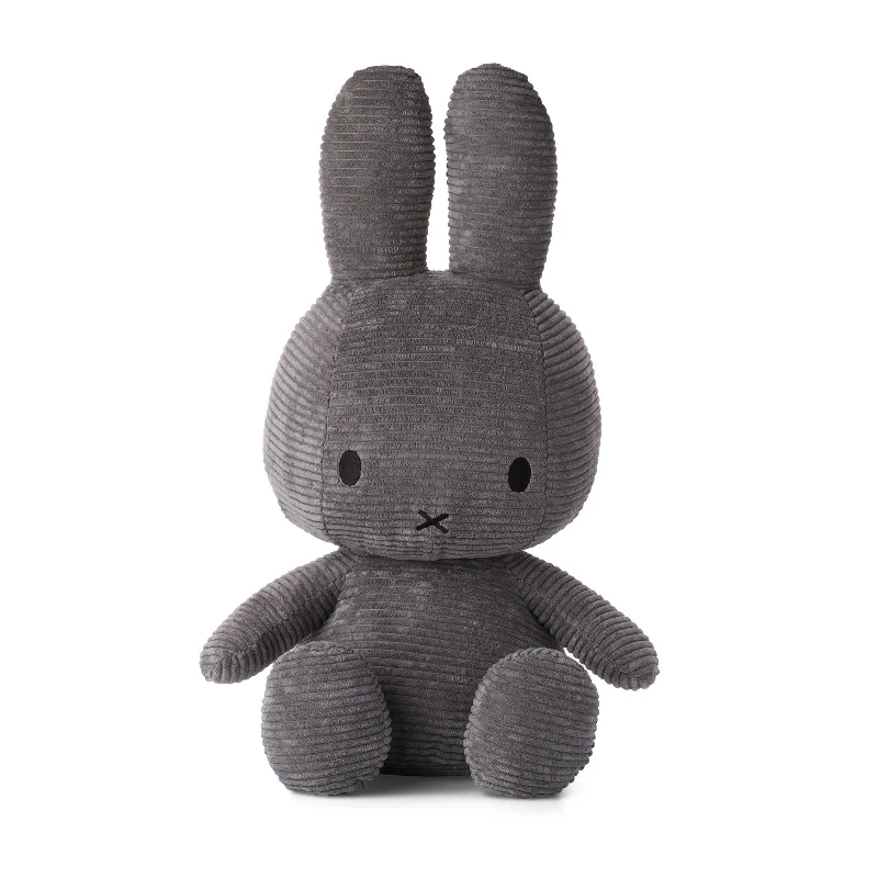 Cuddly and comforting plush charactersMiffy Corduroy Grey