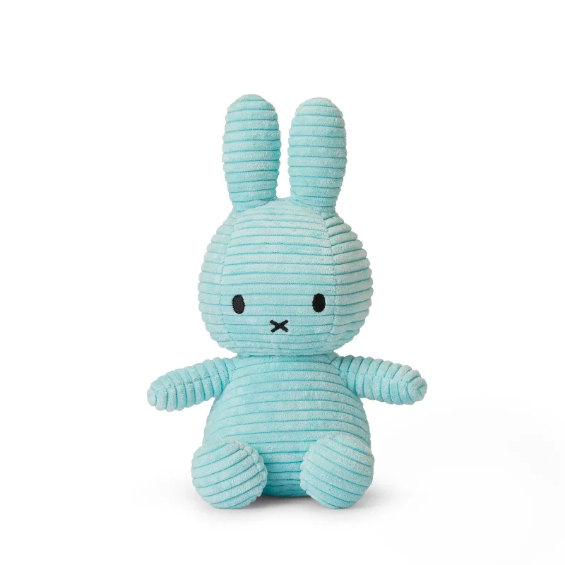 Whimsical and imaginative stuffed toysMiffy Sitting Corduroy Turquoise - 23cm