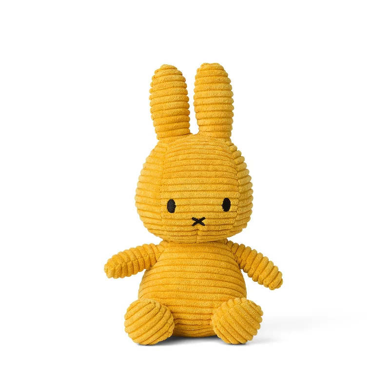 Soft and squishy plush crittersMiffy Sitting Corduroy Yellow