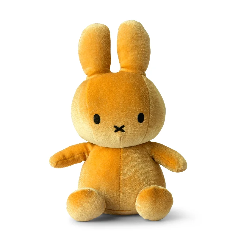 Colorful and vibrant plush creationsMiffy Sitting Velvet Ocre