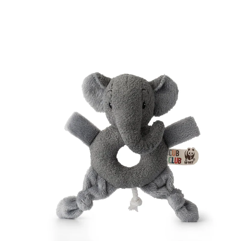 Huggable and cozy plush toysWWF Cub Club Ebu The Elephant Grey Grabber