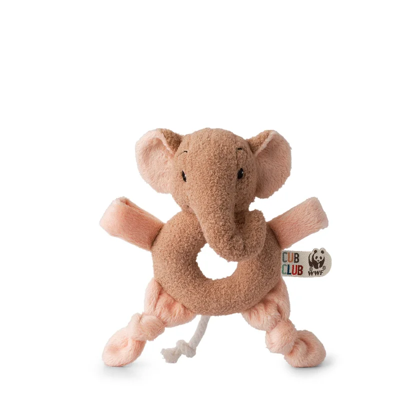 Friendly and approachable plush friendsWWF Cub Club Ebu The Elephant Pink Grabber