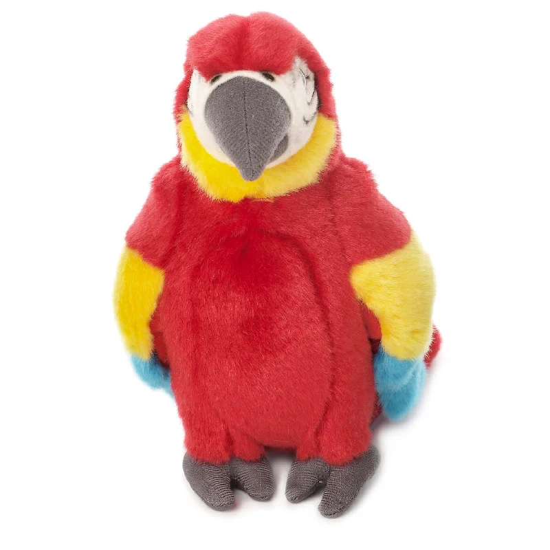 Sweet and innocent stuffed animalsWWF Plush Tropical Birds Red