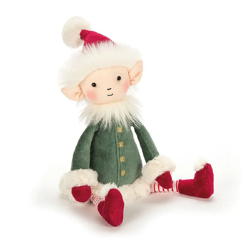 Cuddly and comforting plush charactersJellycat Leffy Elf