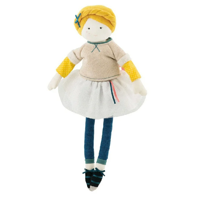 Playful and cheerful stuffed creaturesMoulin Roty Doll Mademiselle Eglantine