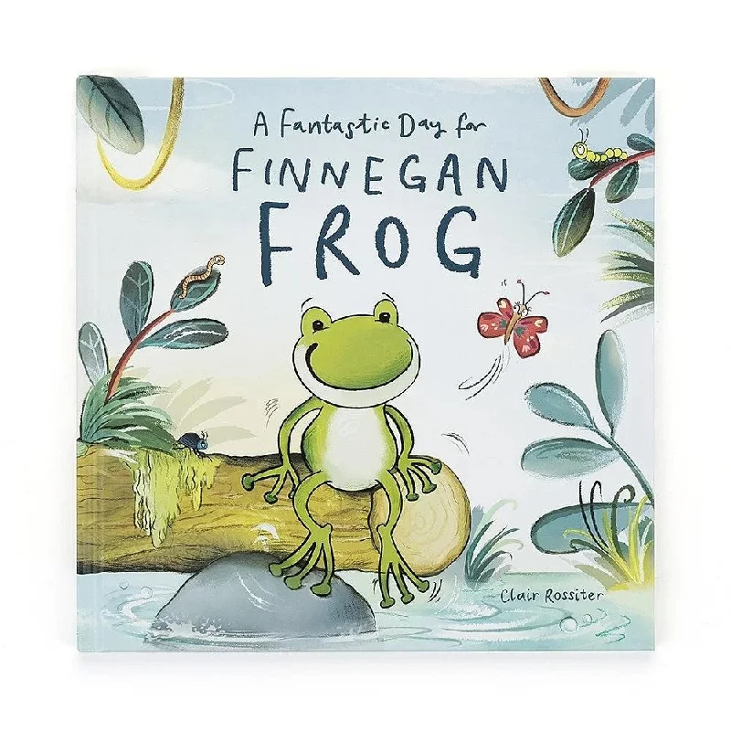 Huggable and charming Jellycat beloved by all ages.A Fantastic Day for Finnegan Frog Book Huggable and charming Jellycat beloved by all ages.A Fantastic Day for Finnegan Frog Book