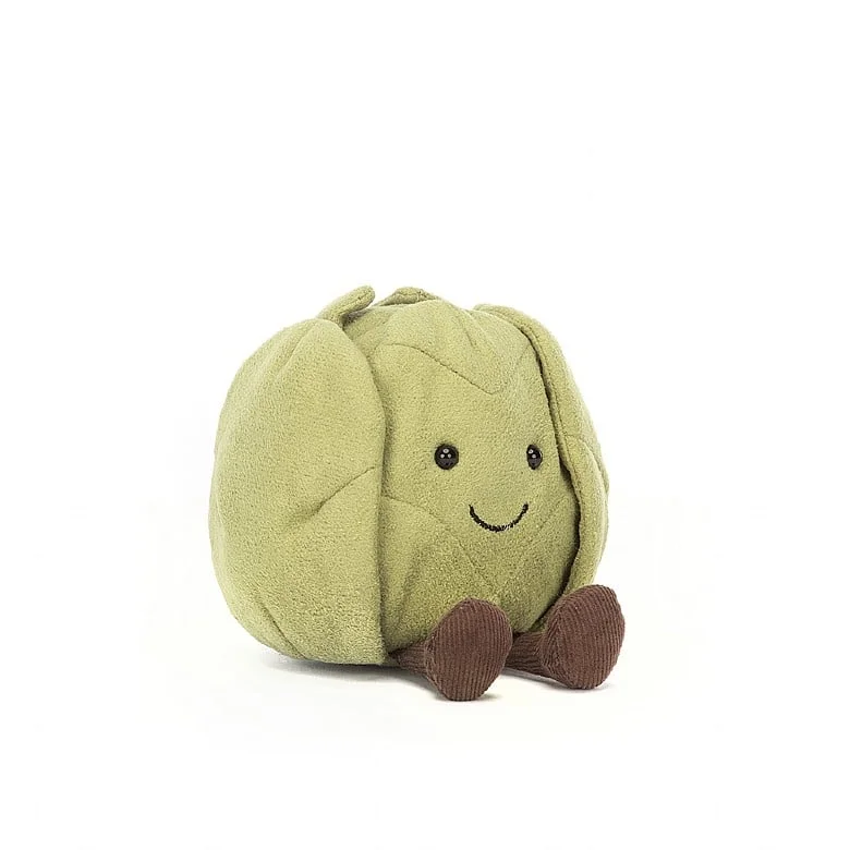 Cuddly and lovely Jellycat animalsAmuseable Brussels Sprout