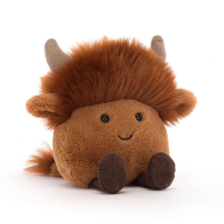 Adorable and gentle Jellycat friendsAmuseable Highland Cow