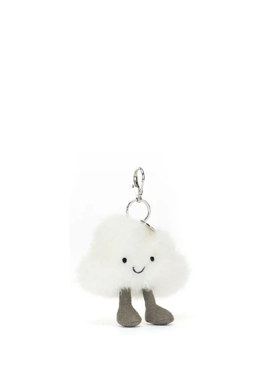 Soft and charming Jellycat designsJellycat Amuseables Cloud Bag Charm, White