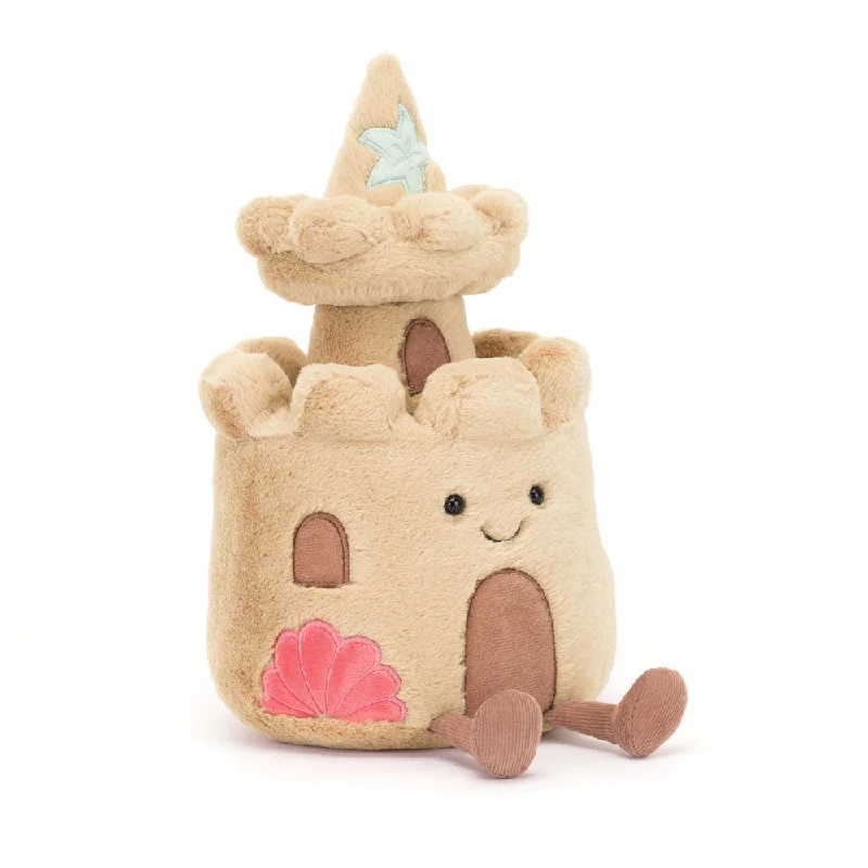 Soft and cozy Jellycat high-quality craftsmanshipAmuseables Sandcastle By Jellycat
