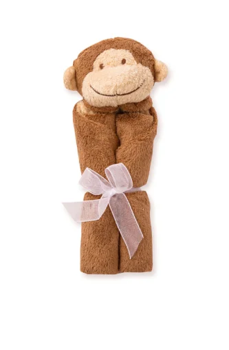 Endearing and lovable stuffed toysAngel Dear Lovie Blankie - Monkey Brown