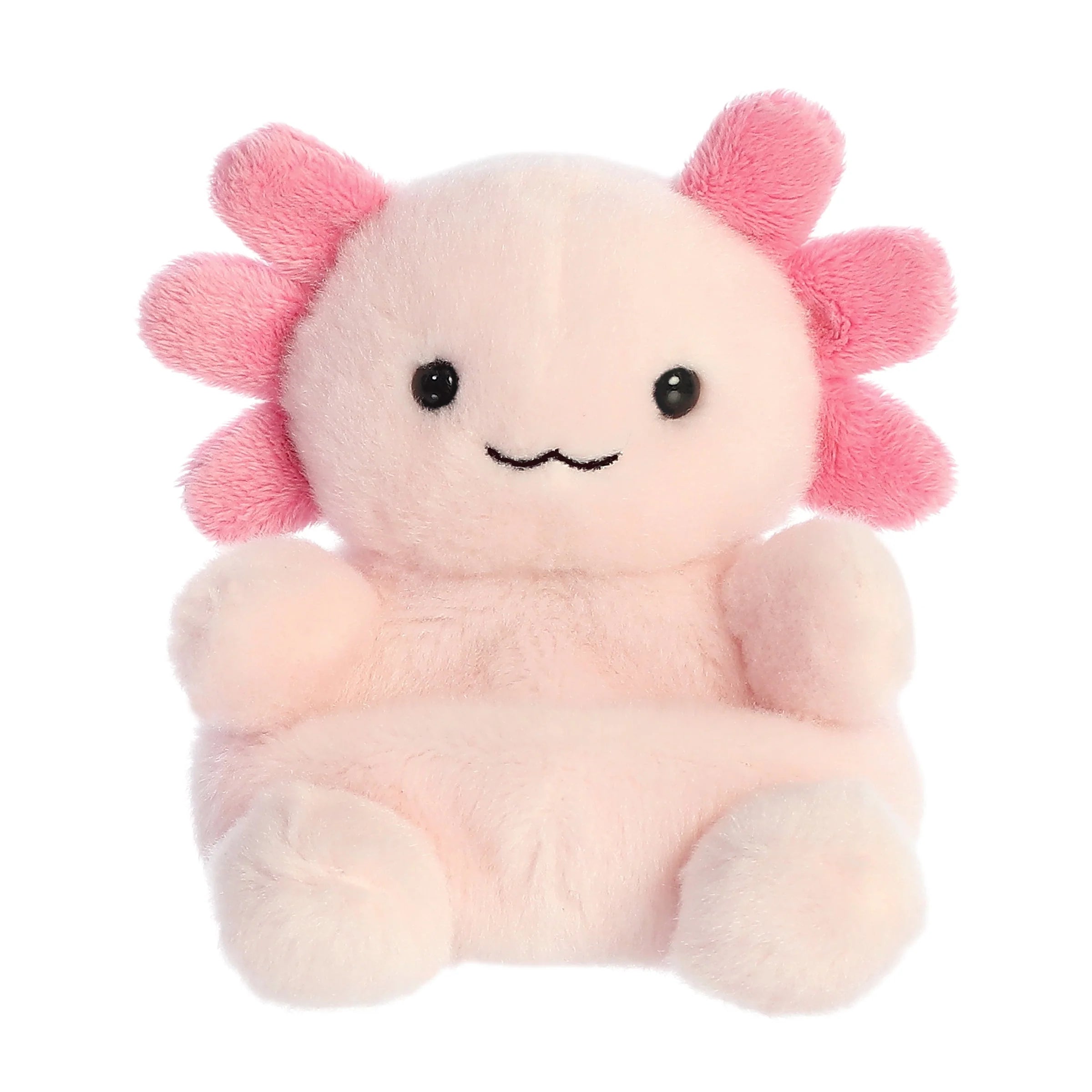 Friendly and approachable plush friendsAx Axolotl Palm Pal