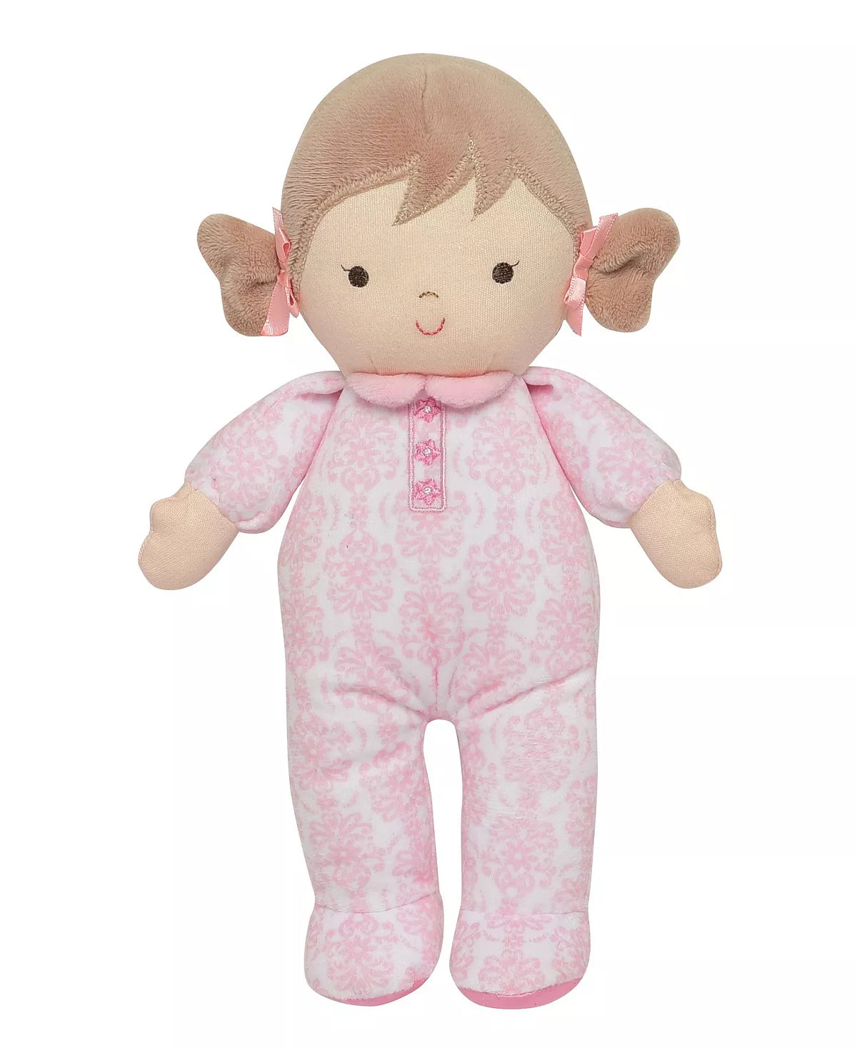 Huggable and cozy plush toysBaby Girls Brigitte Damask Doll