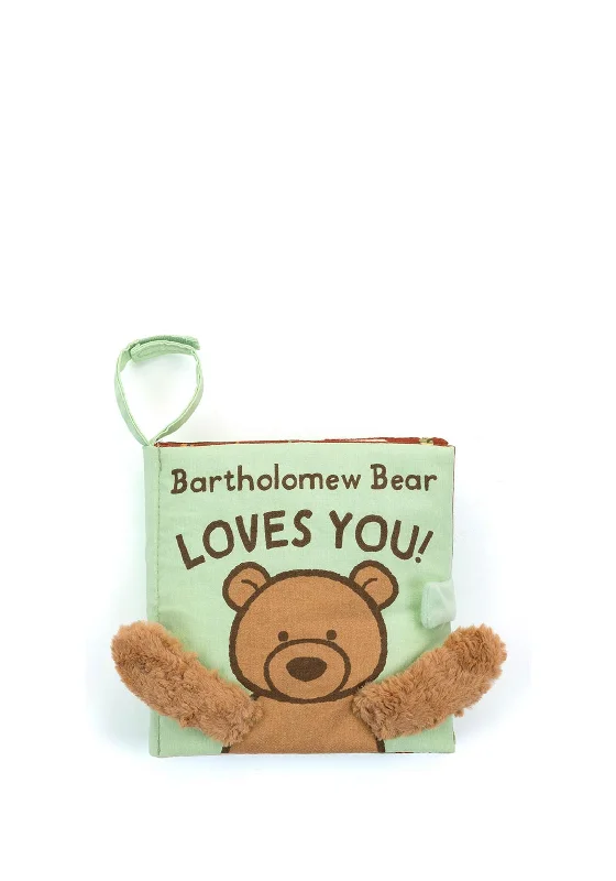Cuddly and endearing Jellycat timeless appealJellycat Bashful Bartholomew Bear Loves You Book