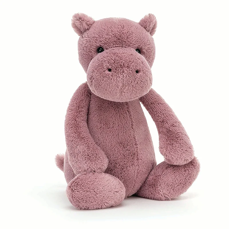 Cozy and gentle Jellycat attention to detailJellycat Bashful Hippo - Medium