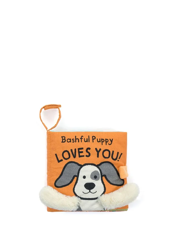 Cozy and delightful Jellycat companionsJellycat Bashful Puppy Loves You Book